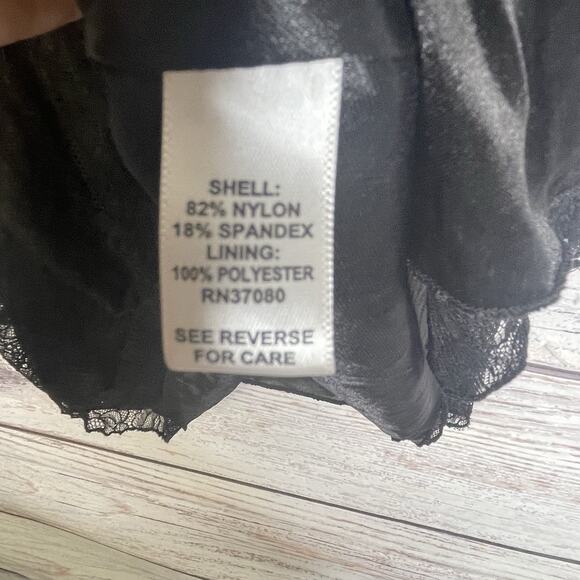 Cato Lace Cami Size 26/28W Babydoll Tank Top Black Bella Coquette Crochet Witchy - Picture 9 of 14